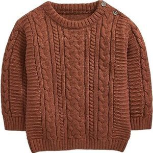 Toddler Crew Neck Sweater Little Kids Long Sleeve Knitted Pullover Sweater Tops